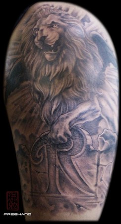 Eddie Loven - Winged Lion- Freehand - 6 Hours